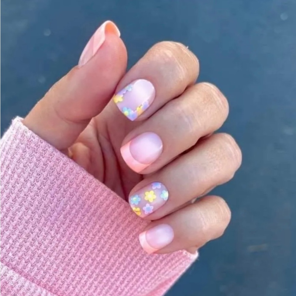 Red Aspen Nail Dashes- FLORAL MIX UP, MILEY